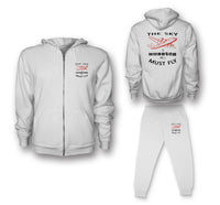 Thumbnail for The Sky is Calling and I Must Fly Designed Zipped Hoodies & Sweatpants Set