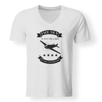 Thumbnail for The Sky is not the limit, It's my playground Designed V-Neck T-Shirts