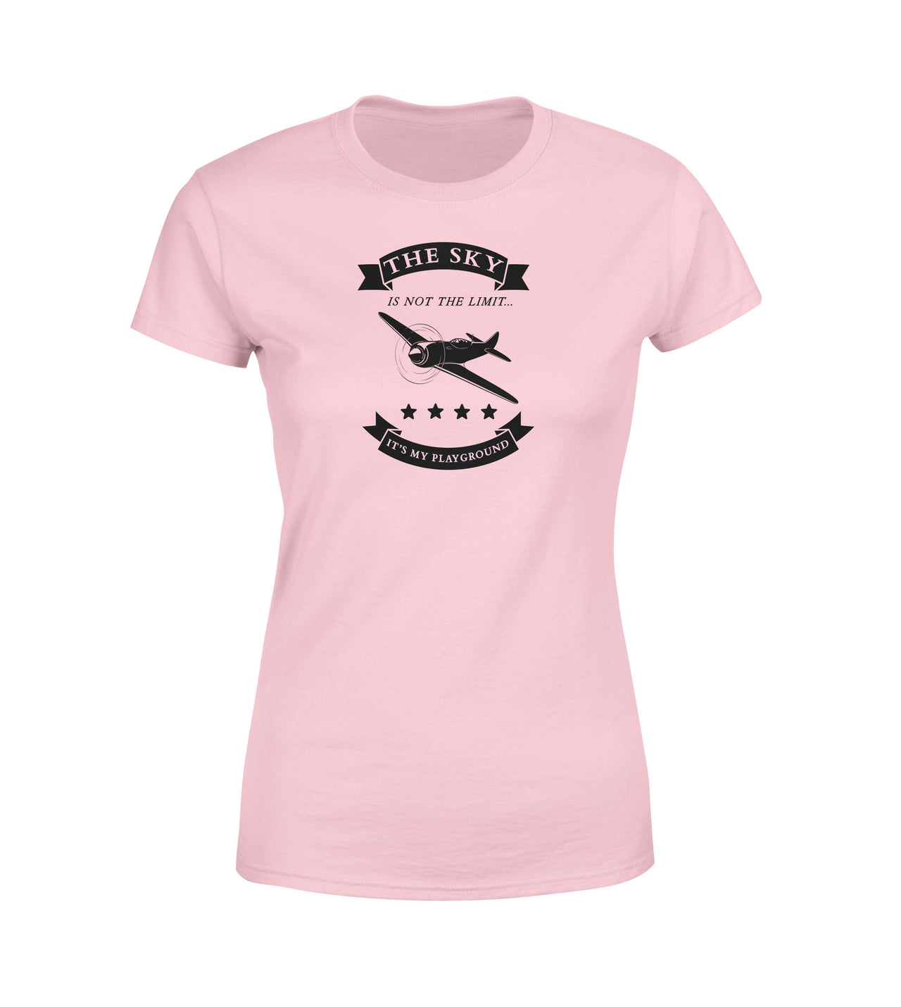 The Sky is not the limit, It's my playground Designed Women T-Shirts