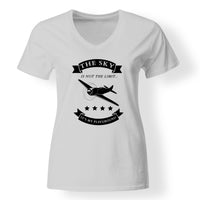Thumbnail for The Sky is not the limit, It's my playground Designed V-Neck T-Shirts
