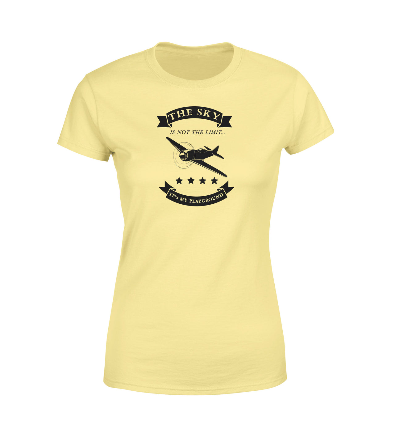 The Sky is not the limit, It's my playground Designed Women T-Shirts