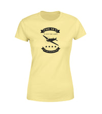 Thumbnail for The Sky is not the limit, It's my playground Designed Women T-Shirts