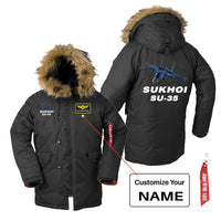 Thumbnail for The Sukhoi SU-35 Designed Parka Bomber Jackets