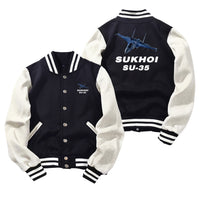 Thumbnail for The Sukhoi SU-35 Designed Baseball Style Jackets