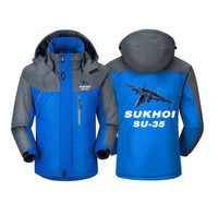 Thumbnail for The Sukhoi SU-35 Designed Thick Winter Jackets