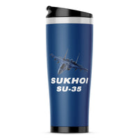 Thumbnail for The Sukhoi SU-35 Designed Stainless Steel Travel Mugs