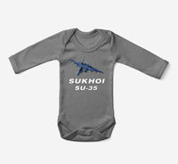 Thumbnail for The Sukhoi SU-35 Designed Baby Bodysuits