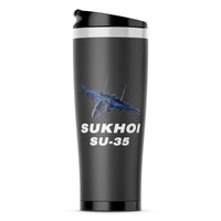 Thumbnail for The Sukhoi SU-35 Designed Stainless Steel Travel Mugs