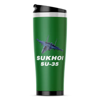 Thumbnail for The Sukhoi SU-35 Designed Stainless Steel Travel Mugs