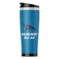 Thumbnail for The Sukhoi SU-35 Designed Stainless Steel Travel Mugs