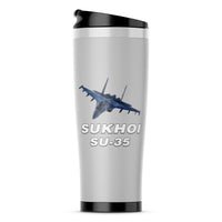 Thumbnail for The Sukhoi SU-35 Designed Stainless Steel Travel Mugs
