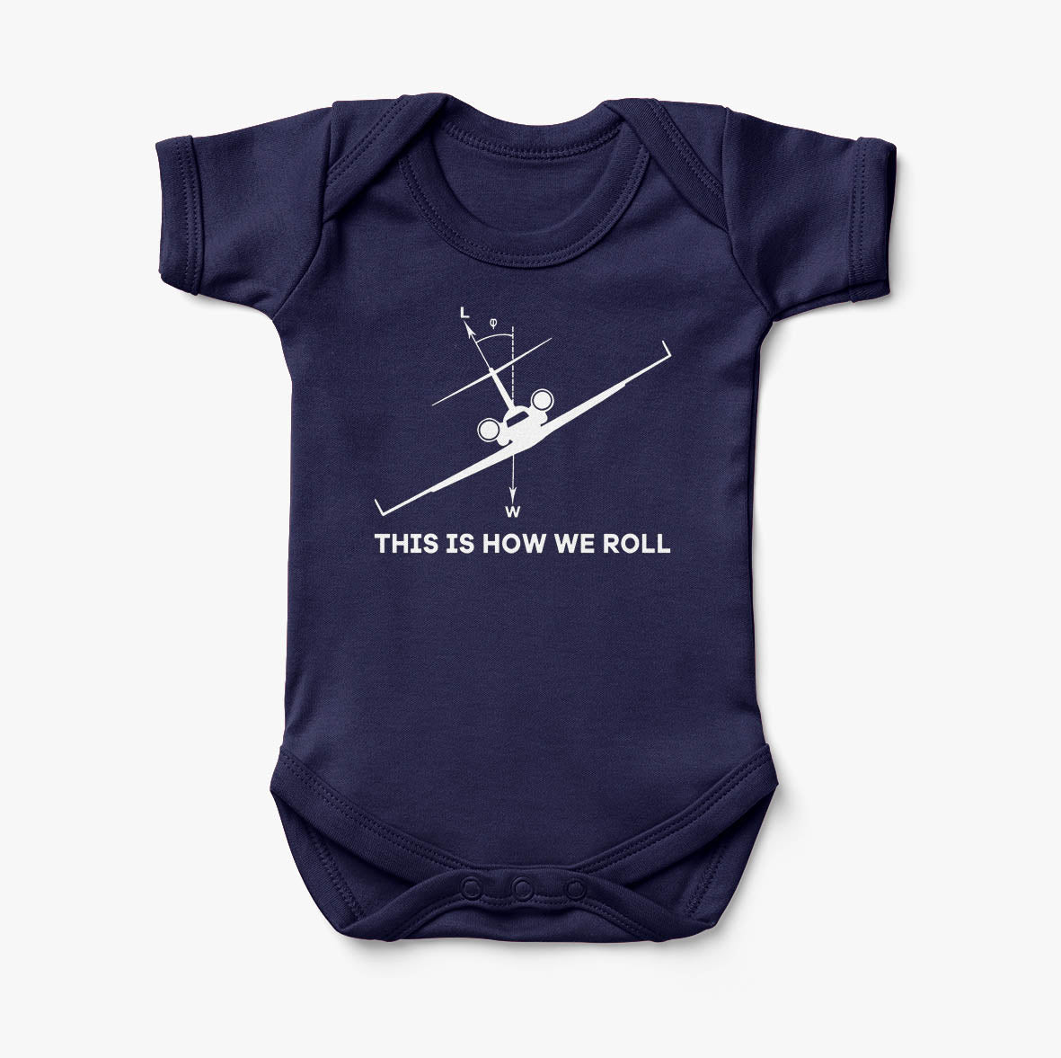 This is How We Roll Designed Baby Bodysuits