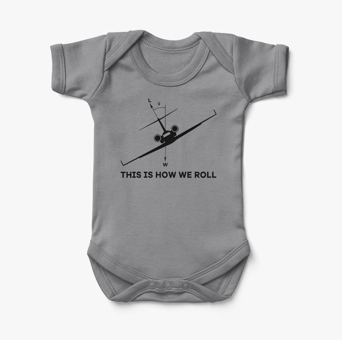 This is How We Roll Designed Baby Bodysuits