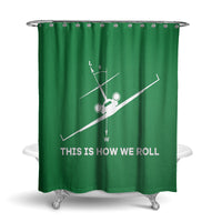 Thumbnail for This is How We Roll Designed Shower Curtains