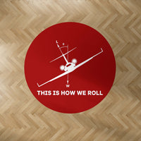 Thumbnail for This is How We Roll Designed Carpet & Floor Mats (Round)