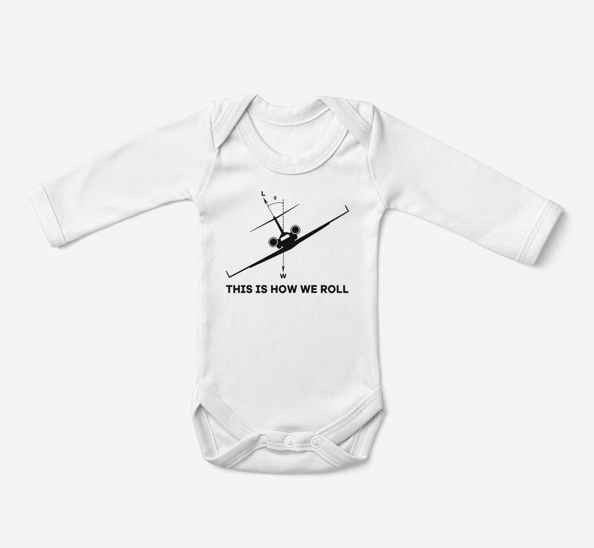 This is How We Roll Designed Baby Bodysuits