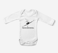 Thumbnail for This is How We Roll Designed Baby Bodysuits