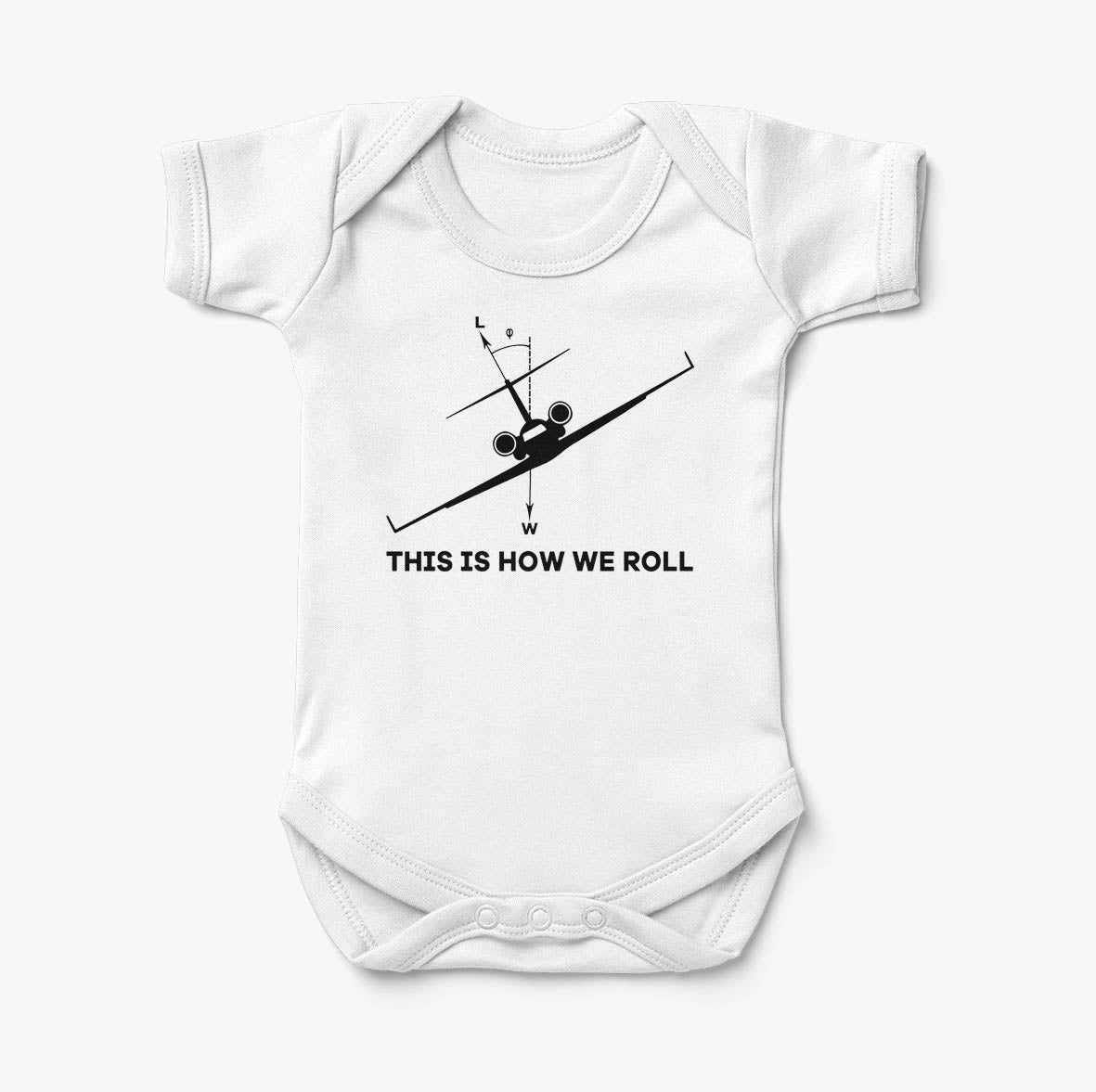 This is How We Roll Designed Baby Bodysuits