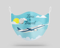 Thumbnail for Time to Travel Designed Face Masks