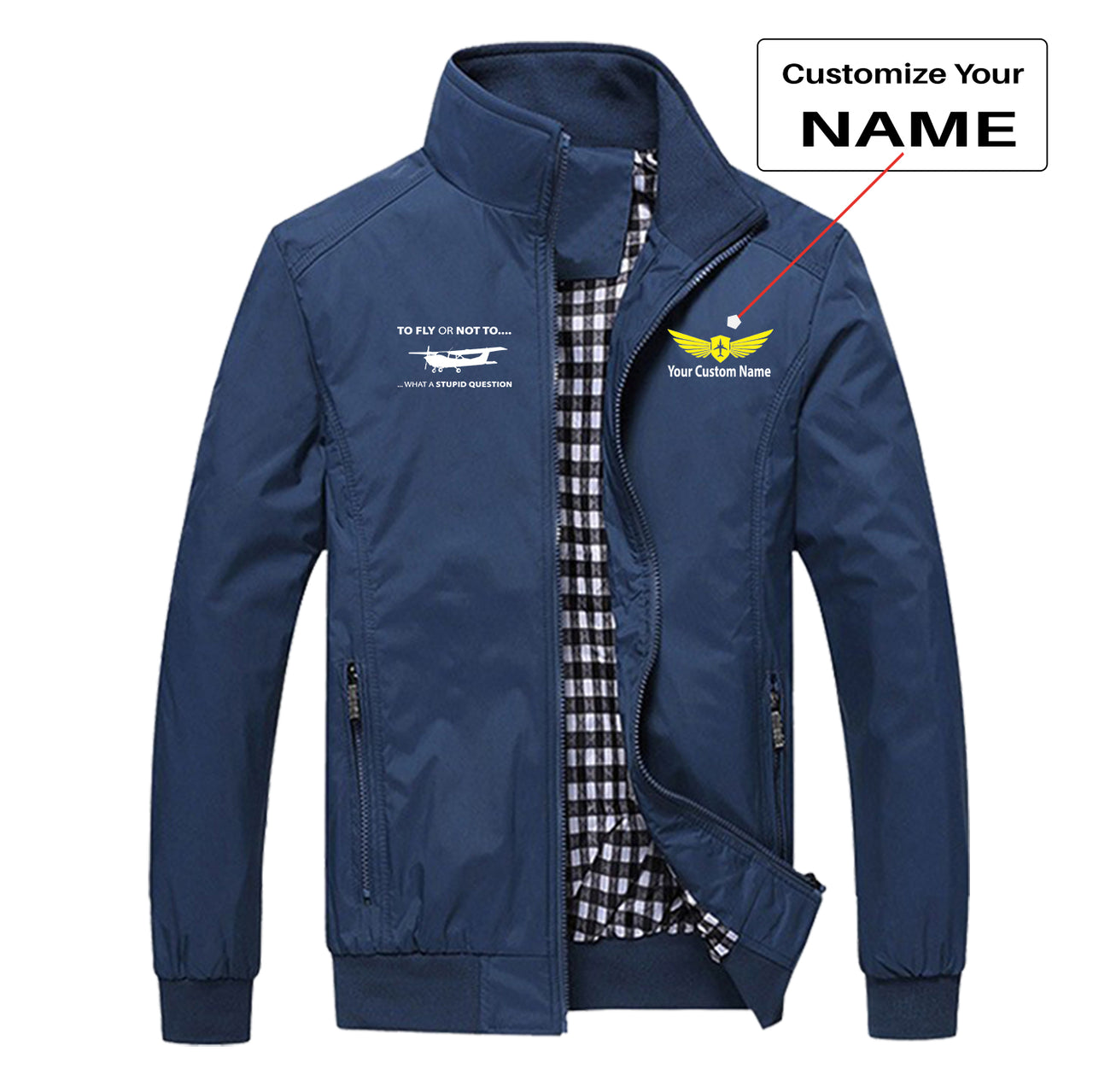 To Fly or Not To What a Stupid Question Designed Stylish Jackets