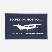Thumbnail for To Fly or Not To What a Stupid Question Designed Door Mats