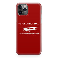 Thumbnail for To Fly or Not To What a Stupid Question Designed iPhone Cases