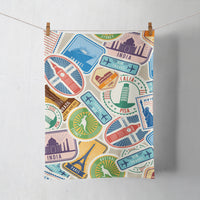 Thumbnail for Travel Icons Designed Towels