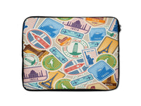 Thumbnail for Travel Icons Designed Laptop & Tablet Cases