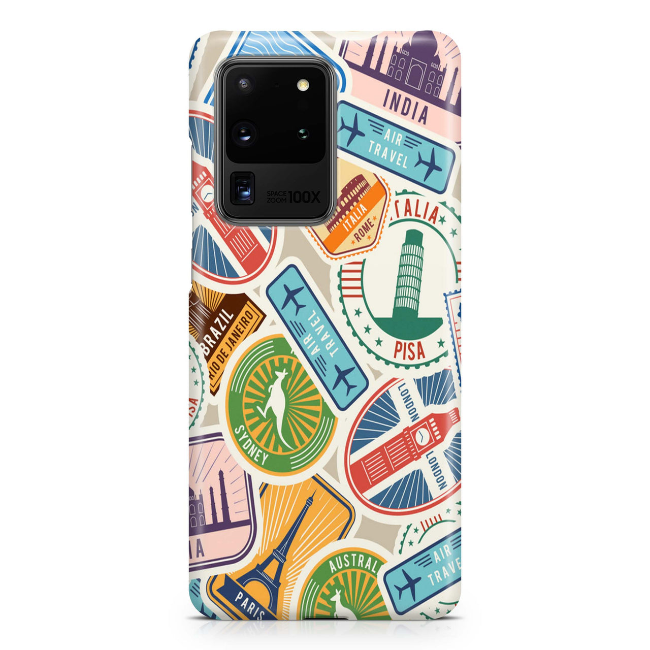Travel Icons Samsung A Cases