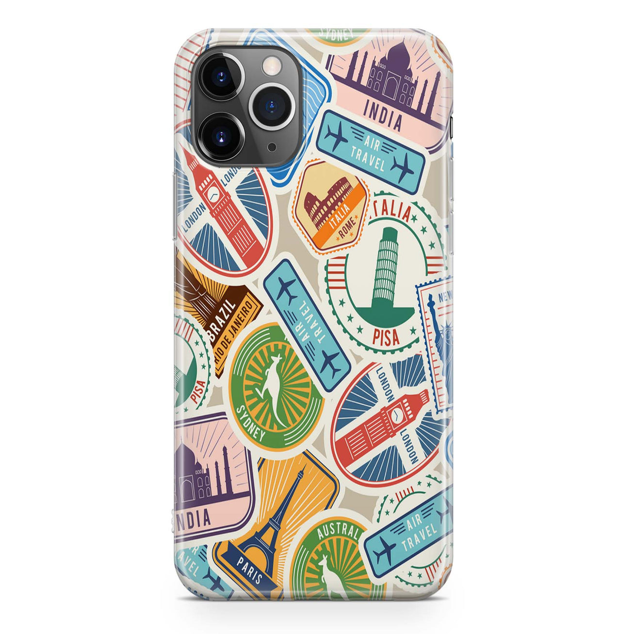 Travel Icons Designed iPhone Cases