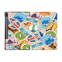 Thumbnail for Travel Icons Designed Samsung Tablet Cases