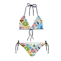 Thumbnail for Travel Stickers Designed Triangle Bikini
