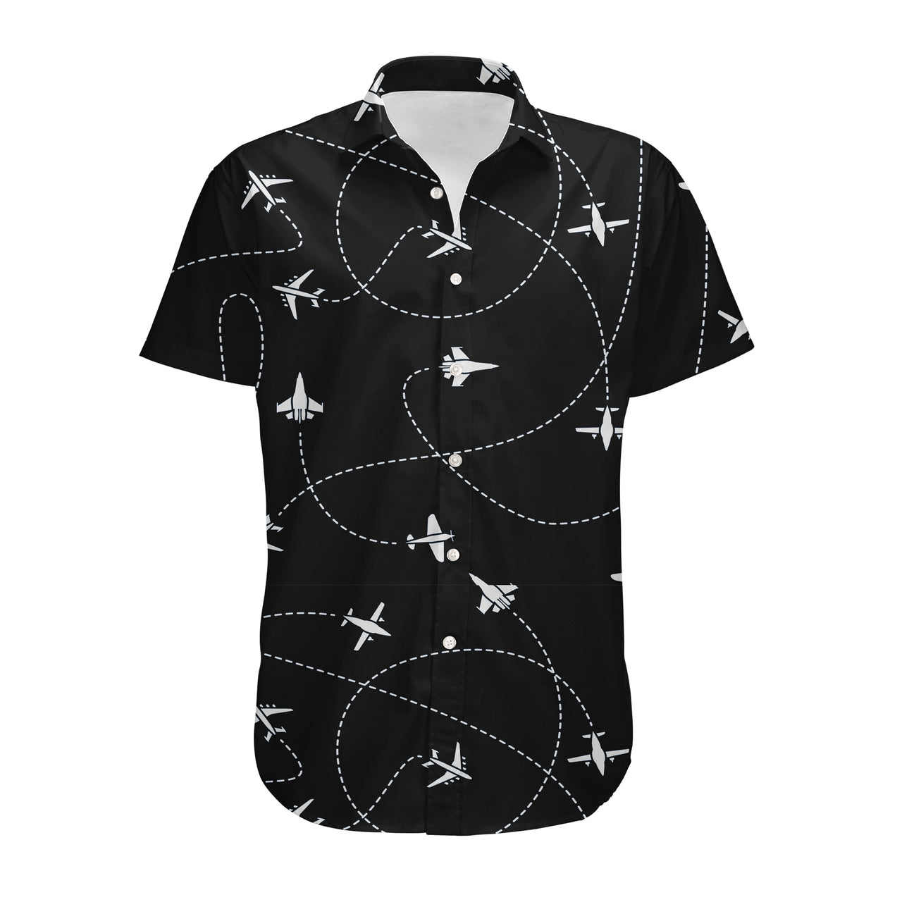 Travel The World By Plane (Black) Designed 3D Shirts