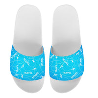 Thumbnail for Travel & Planes Designed Sport Slippers