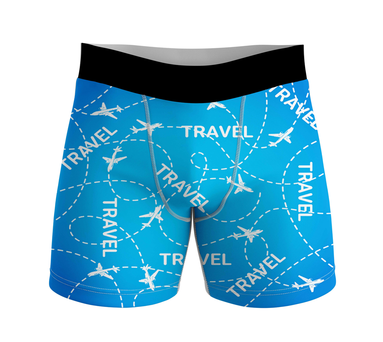 Travel & Planes Designed Men Boxers