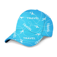 Thumbnail for Travel & Planes Designed 3D Peaked Cap