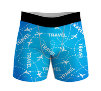 Thumbnail for Travel & Planes Designed Men Boxers