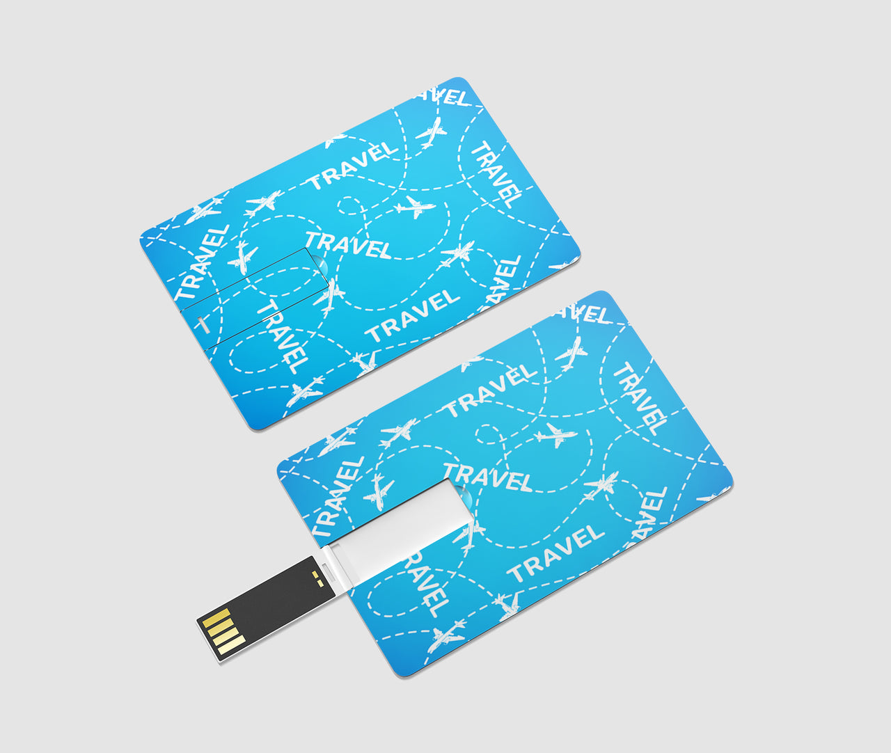 Travel & Planes Designed USB Cards
