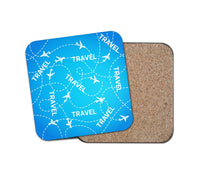 Thumbnail for Travel & Planes Designed Coasters