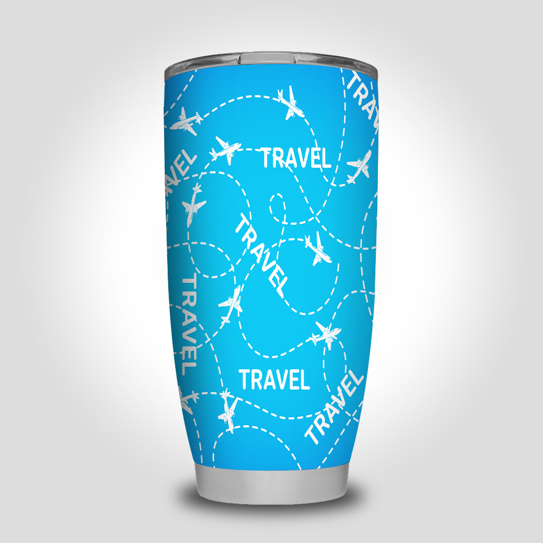 Travel & Planes Designed Tumbler Travel Mugs
