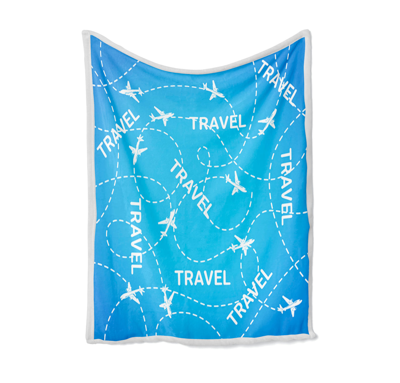 Travel & Planes Designed Bed Blankets & Covers