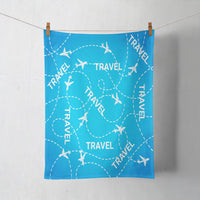 Thumbnail for Travel & Planes Designed Towels