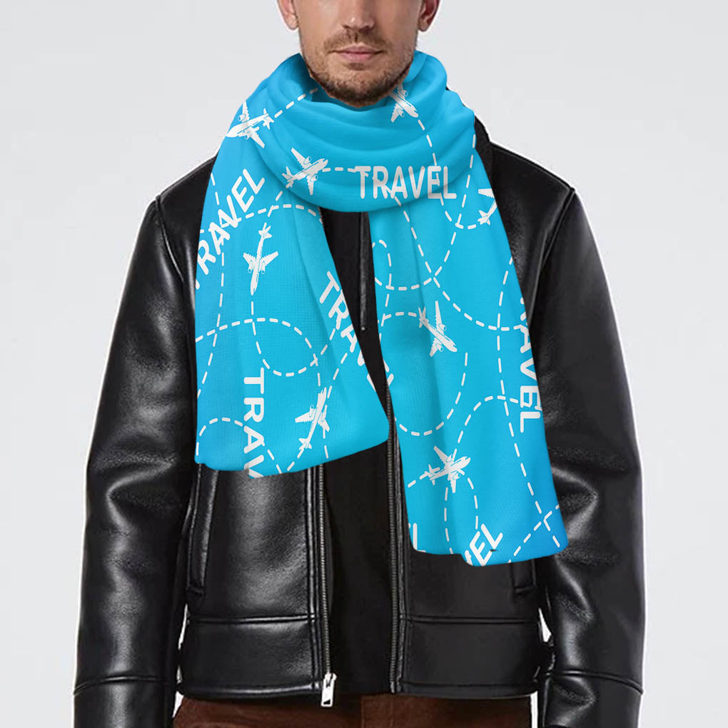 Travel & Planes Designed Scarfs