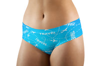 Thumbnail for Travel & Planes Designed Women Panties & Shorts