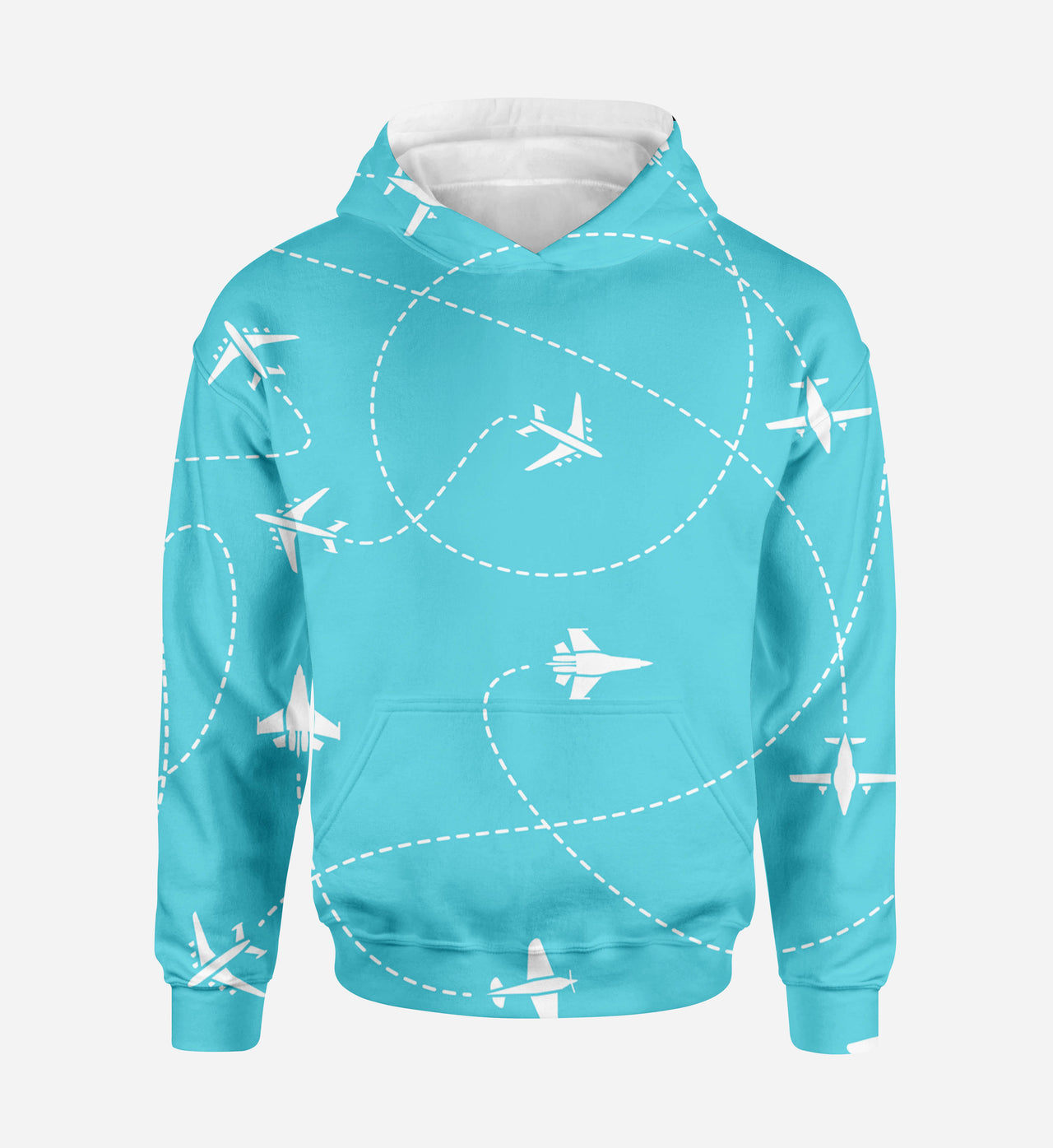 Travel The World By Plane Printed 3D Hoodies