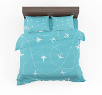 Thumbnail for Travel The World By Plane Designed Bedding Sets