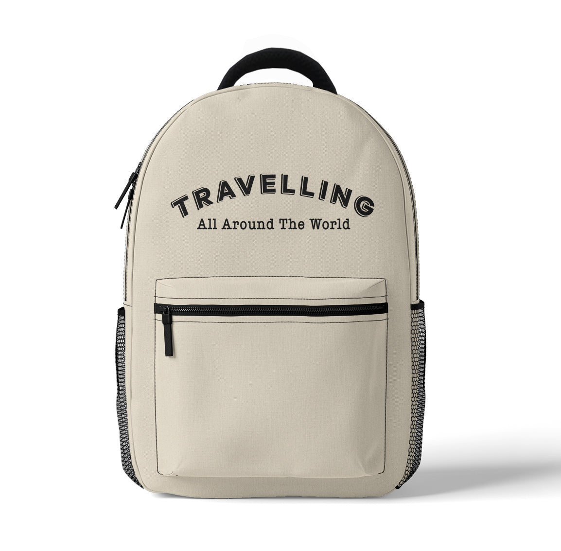 Travelling All Around The World Question Designed 3D Backpacks
