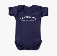 Thumbnail for Travelling All Around The World Designed Baby Bodysuits