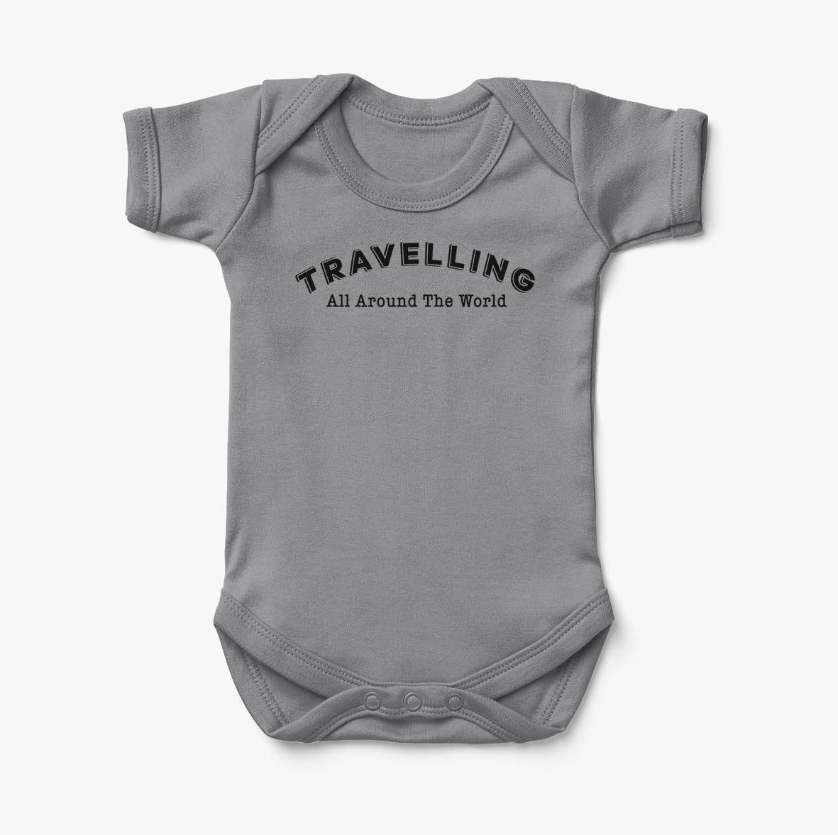 Travelling All Around The World Designed Baby Bodysuits