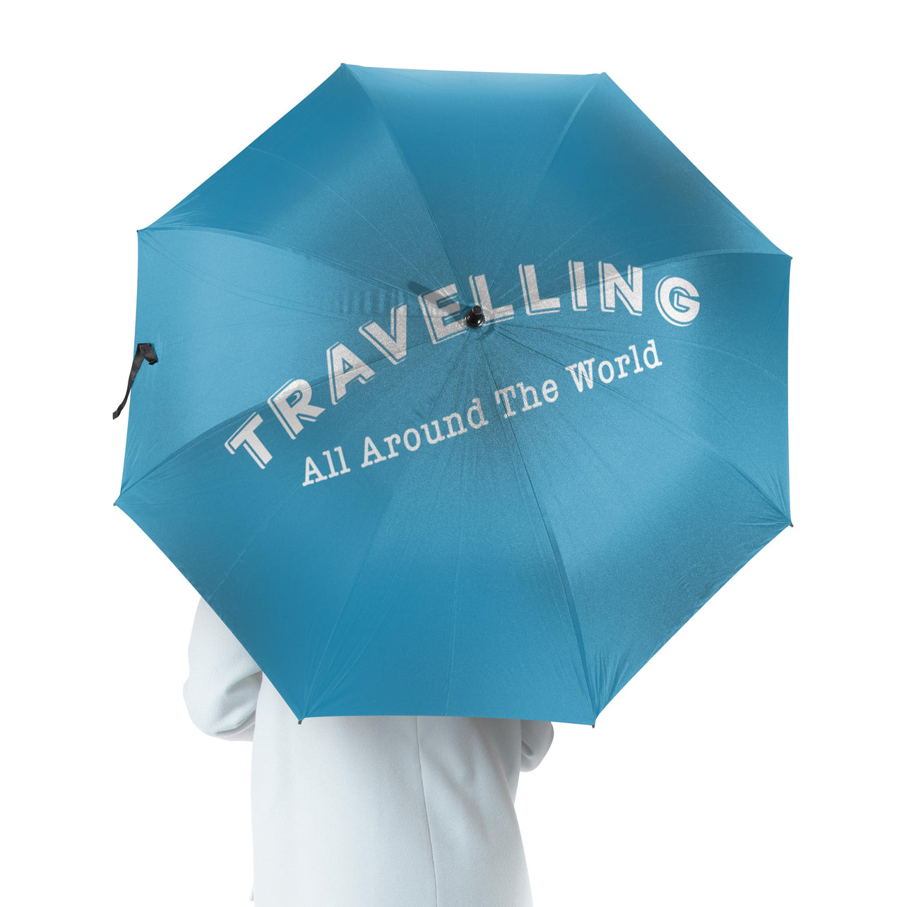 Travelling All Around The World Designed Umbrella